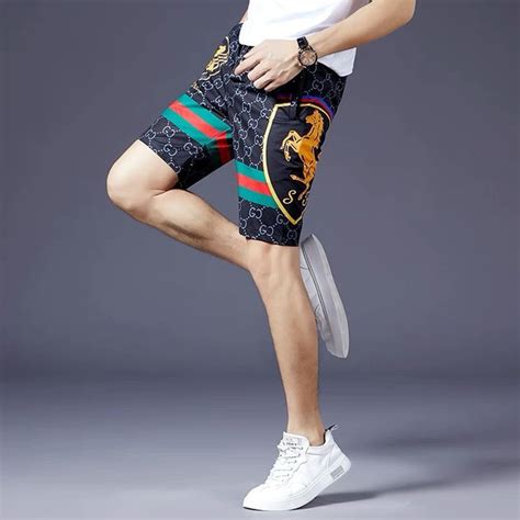 gucci shorts for men|gucci denim shorts men.